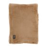 Famke Fleece Plaid - L180 x B130 cm - Lichtbruin - Afbeelding 5