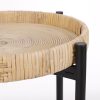 Kaj Bijzettafel - H40 x Ø30 cm - Rotan - Bruin - Afbeelding 3