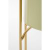 Donau Bloempot op Standaard - Set van 2 - Metaal - H45 x Ø23 cm - Lichtgroen, Goud - Afbeelding 3