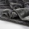 In the Mood Mardy Fleece Plaid - L200 x B150 cm - Polyester - Antraciet - Afbeelding 3