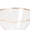 Glaswerk - Martiniglas - Helder/Goud - S2 - 12x12x18,5cm - Afbeelding 2