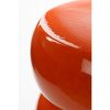 Vendi Bijzettafel - H44 x Ø32 cm - Keramiek - Oranje - Afbeelding 2
