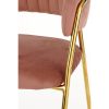 Moony Eetkamerstoel - Velvet - Roze - Afbeelding 4