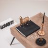 Ornament - Lama - Polyresin - Goud - 19x7,5x22,5cm - Afbeelding 5