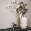 Vaas - Kusjes - Keramiek - Beige - 17x17x27cm - Afbeelding 3