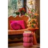 Royale Bijzettafel - H55 x Ø40 cm - Metaal - Oranje - Afbeelding 6