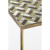 Alanza Bijzettafel Buiten - Set van 2 - L38 x B38 x H48 cm - Metaal - Groen - Afbeelding 2