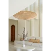 De Raffia Kussenhoes Rechthoekig - Naturel - 35x100 - Afbeelding 2