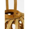 Helios Windlicht - H49 x Ø31 cm - Gerecycled Polyester - Bruin - Afbeelding 2