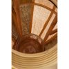 Roger Lantaarn - H45 x Ø32 cm - Jute - Beige, Bruin - Afbeelding 5