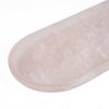 Het ovale bord van hars - roze wit - Afbeelding 2