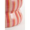Skipper Bijzettafel - H44 x Ø32 cm - Keramiek - Roze, Oranje - Afbeelding 4