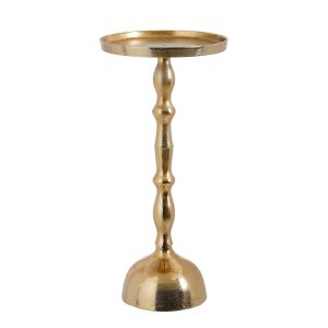 Duco Bijzettafel - H54 x Ø25 cm - FSC 100% - Gerecycled Aluminium - Goud