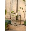 Bologna Bijzettafel Buiten - Set van 2 - L38 x B38 x H48 cm - Metaal - Groen - Afbeelding 6