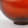 Firenza Fles Vaas - H42 x Ø34 cm - Gerecycled Glas - Donkerbruin - Afbeelding 3