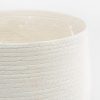 Jorck Plantenmand - Set van 3 - H24 x Ø26 cm - Off White - Afbeelding 2