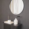 Spiegel - Rond - Metaal - Zwart - 60x3x60cm - Afbeelding 2