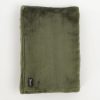Famke Fleece Plaid - L180 x B130 cm - Donkergroen - Afbeelding 2