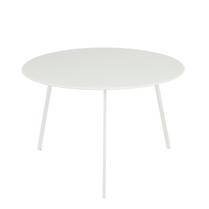 Seatle Bijzettafel voor Buiten - H38 x Ø58 cm - Metaal - Wit