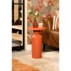 Feroza Bijzettafel - H51 x Ø30 cm - Metaal - Oranje - Afbeelding 5
