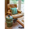 Clair Sierkussen - L45 x B45 x H10 cm - Katoenfluweel - Geel, Groen - Afbeelding 6