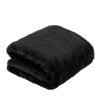Bronte Fleece Deken - L200 x B150 cm - Zwart - Afbeelding 4