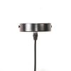Lamp - Hanglamp - Metaal/Glas - Goud - 12x12x25cm - Afbeelding 3