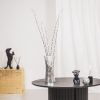 Vaas - Disco - Glas - Zilver - 12,5x12,5x30cm - Afbeelding 4