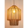 Elsa Hanglamp - H49 x Ø35 cm - Jute - Lichtbruin - Afbeelding 6