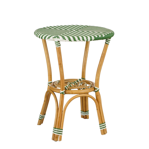 Mandox Bistrotafel voor Buiten - H66 x Ø50 cm - Donkergroen, Wit