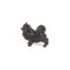 Ornament - Pommeren Hond - Polyresin - Zwart - 23x10x18cm - Afbeelding 2