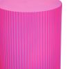 Bijzettafel / pilaar -cilinder - MDF - neon roze - 30x54cm - Afbeelding 3