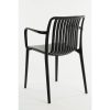 Paloma Tuinstoel - L53 x B53 x H78 cm - Polypropyleen - Zwart - Afbeelding 6