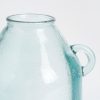 Sitia Fles Vaas - H26 x Ø21 cm - Gerecycled Glas - Lichtblauw - Afbeelding 2