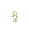 Ornament - hang losse aap beeldje 'de legende' - polyresin - goud - 11x7x19cm - Afbeelding 11