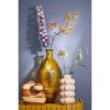 Firenza Fles Vaas - H59 x Ø29 cm - Gerecycled Glas - Oker - Afbeelding 5