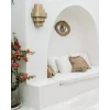 De Raffia Oogspiegel - Naturel - M - Afbeelding 6