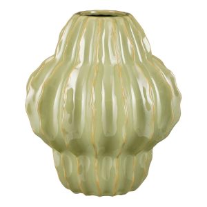 Altea Vaas - H28 x Ø25 cm - Keramiek - Lichtgroen