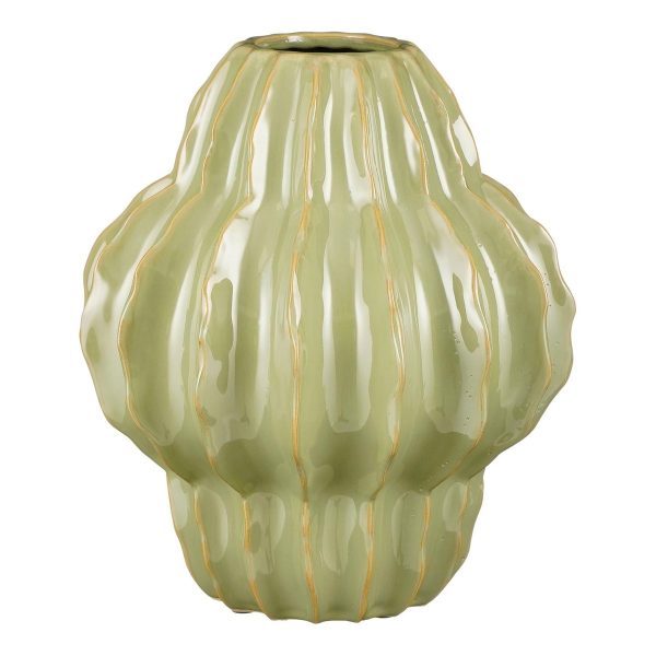 Altea Vaas - H28 x Ø25 cm - Keramiek - Lichtgroen