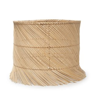 De rotan tafellamp kap - naturel
