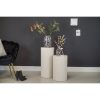Bijzettafel / pilaarcilinder - MDF - zand - 30x65cm - Afbeelding 7