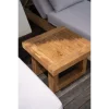 De teruggewonnen teakhouten bijzettafel - naturel - Afbeelding 4