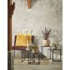 Goa Bijzettafel - Set van 2 - L30 x B30 x H42 cm - Metaal - Zwart - Afbeelding 8