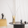Vaas - Disco - Glas - Goud - 12,5x12,5x30cm - Afbeelding 4