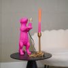 Tafellamp - Meerkat - Polyresin - Roze - 15x10x38cm - Afbeelding 5