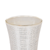 Vaas - Disco - Glas - Zilver - 12,5x12,5x30cm - Afbeelding 2