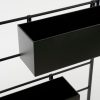 Dani Plantenrek Hangend - L54 x B10 x H90 cm - Metaal - Zwart - Afbeelding 3