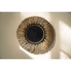 De Raffia Macramé Muurdeco - Zwart Naturel - Afbeelding 5