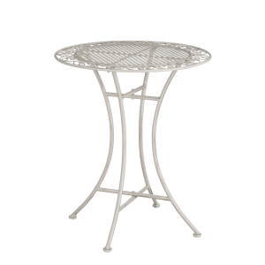 Provence Bistrotafel voor Buiten - H70 x Ø60 cm - Wit