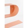 Fenna Wandplank - L54 x B14 x H48 cm - Metaal - Roze - Afbeelding 3